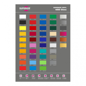 Farbkarte superior 4000 4100 2 500