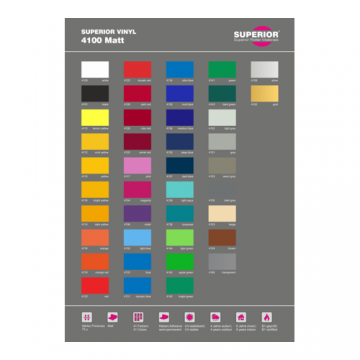 Farbkarte superior 4000 4100 3 500