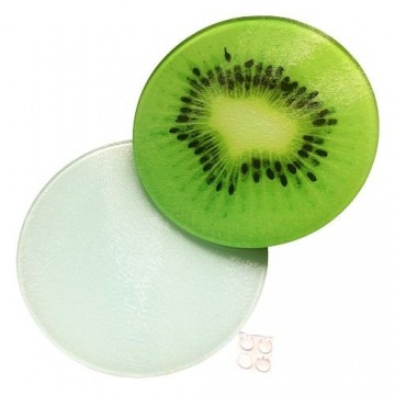 Subli print glas schneidebrett rund